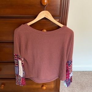 Soft pink long sleeve